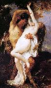 Alexandre Cabanel Nymphe et Satyre oil painting on canvas